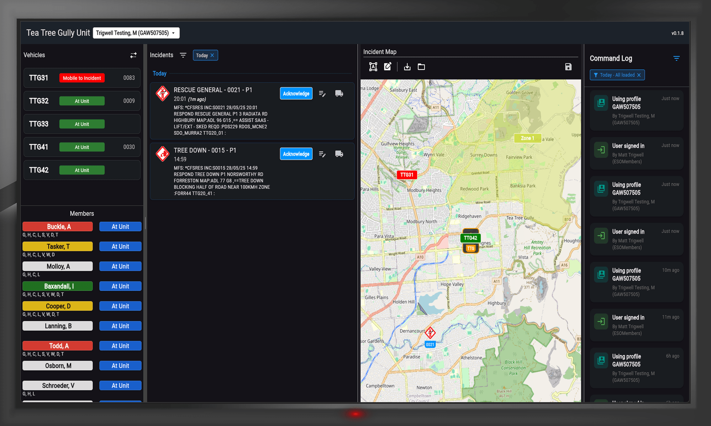 Command Console Screenshot 1